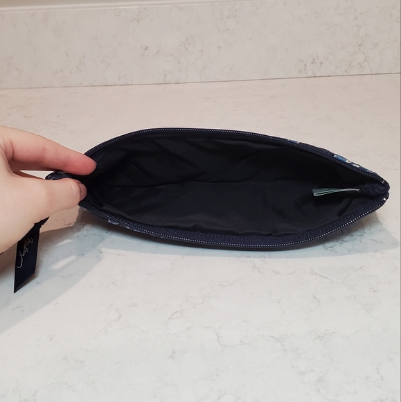 Vera Bradley Brush & Pencil Case - Windsor Navy - Picture 9 of 9